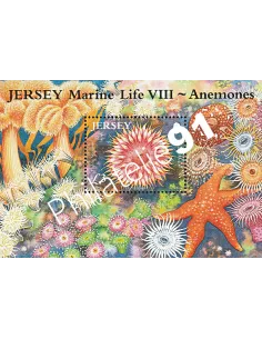 JERSEY - BF n° 107 ** - Faune marine (VIII) - Anémone de mer