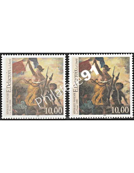Timbre n° 3236 - Variété - Collection Timbre France