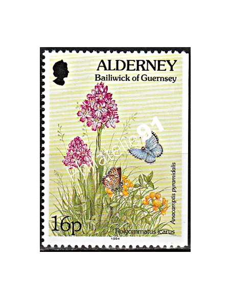 ALDERNEY - n°   75a - Timbres d'Europe