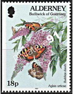 ALDERNEY - n°  100a - Timbres d'Europe