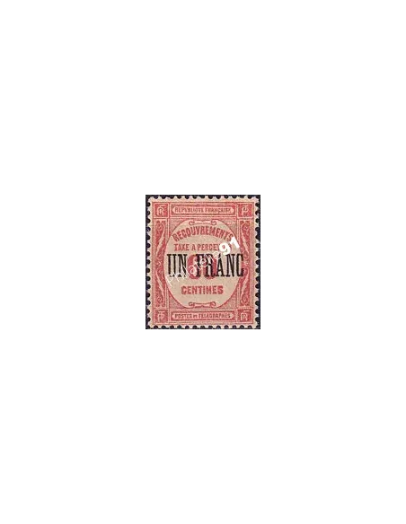 Timbre-taxe n°   63 ** - Timbre de recouvrements surchargé (250423-26)