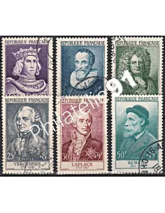 Timbre n° 1027 à 1032  oblitéré - collection timbres France