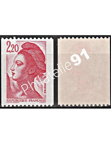 Variété sur Timbre n° 2379c - Collection Timbres France.