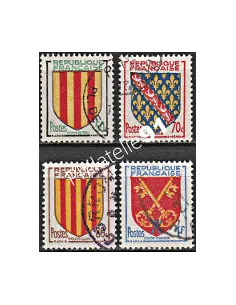 Timbre n° 1044 à 1047  oblitéré - collection timbres France
