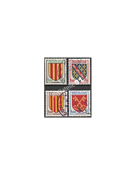 Timbre n° 1044 à 1047  oblitéré - collection timbres France