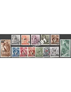 SARRE - n° 216 à 228  - Timbres des Colonie françaises