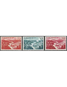 Timbres de Sarre PA n° 9 à 11 - Timbres des colonies françaises