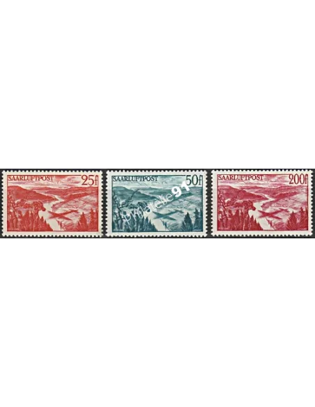 Timbres de Sarre PA n° 9 à 11 - Timbres des colonies françaises