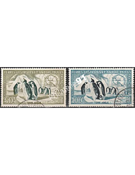 TAAF - PA n° 2 à 3 - Collection timbres Dom-Tom