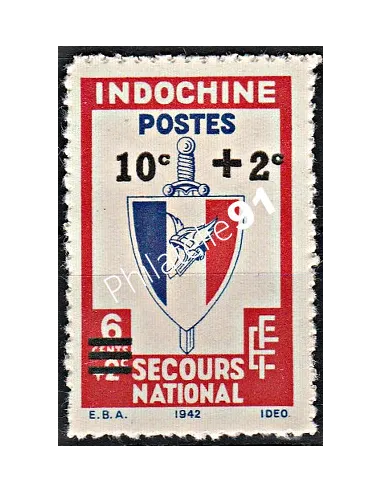 Timbres d'Indochine n° 283 -  timbres colonies Françaises