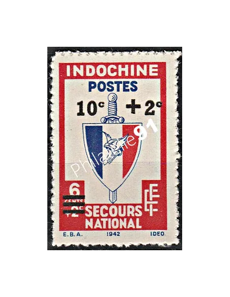 Timbres d'Indochine n° 283 -  timbres colonies Françaises