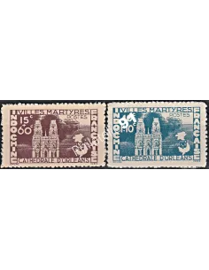 Timbres d'Indochine n° 292 à 293 -  timbres colonies Françaises
