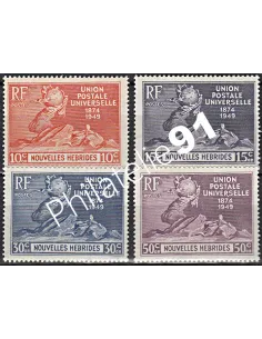 Nouvelles-Hébrides n° 136 à 139 - Timbres colonies Francaises