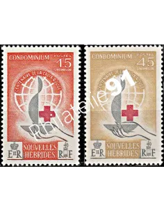 Nouvelles-Hébrides n° 199 à 200 - Timbres colonies Francaises