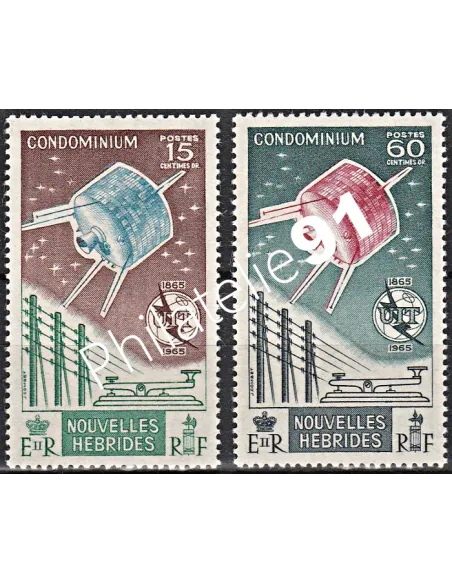 Nouvelles-Hébrides n° 211 à 212 - Timbres colonies Francaises