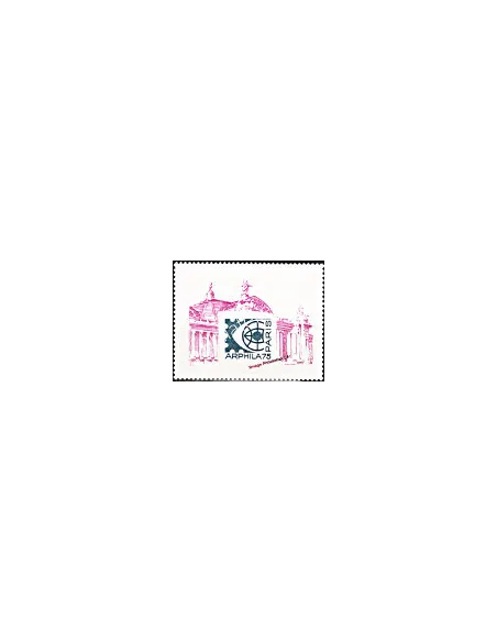 Timbre de France - Vignette officielle "Arphila 75".
