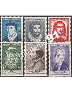 Timbre n° 1066 à 1071  oblitéré - collection timbres France