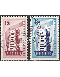Timbre n° 1076 à 1077  oblitéré - collection timbres France