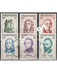 Timbre n° 1082 à 1087  oblitéré - collection timbres France
