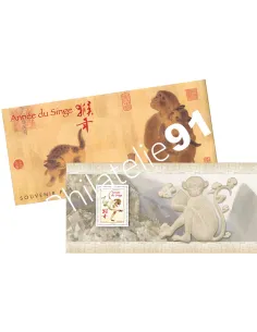 Souvenir année du singe, nouvel an chinois,collection timbres France