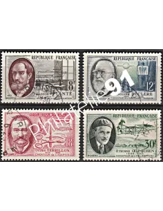 Timbre n° 1095 à 1098  oblitéré - collection timbres France