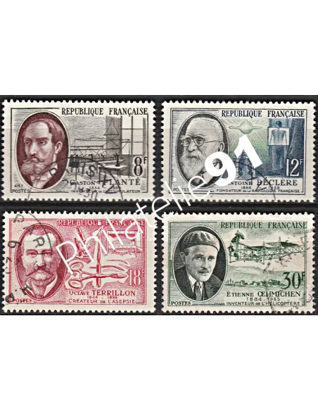 Timbre n° 1095 à 1098  oblitéré - collection timbres France