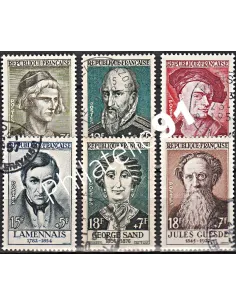 Timbre n° 1108 à 1113  oblitéré - collection timbres France