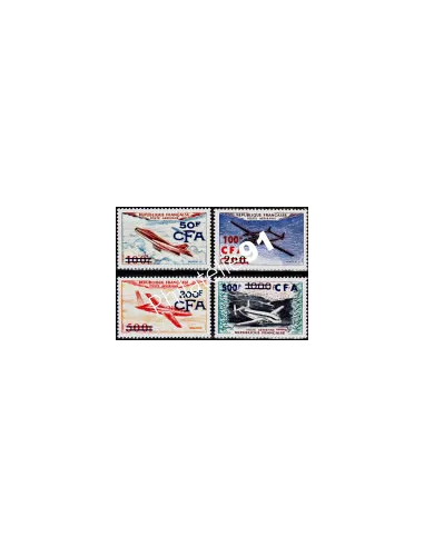 REUNION timbres  Poste aérienne n° 52 à 55 - Prototypes