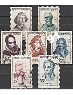 Timbre n° 1132 à 1138  oblitéré - collection timbres France