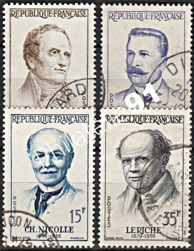 Timbre n° 1142 à 1145  oblitéré - collection timbres France