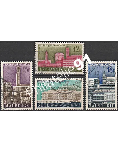 Timbre n° 1152 à 1155  oblitéré - collection timbres France