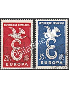 Timbre n° 1173 à 1174  oblitéré - collection timbres France