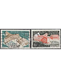 Timbre n° 1177 à 1178  oblitéré - collection timbres France