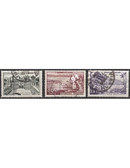 Timbre n° 1192 à 1194  oblitéré - collection timbres France