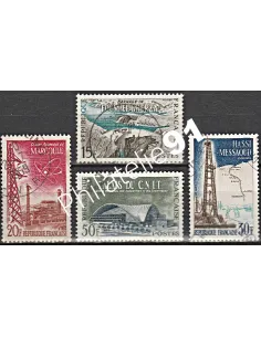 Timbre n° 1203 à 1206  oblitéré - collection timbres France