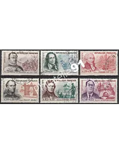 Timbre n° 1295 à 1300  oblitéré - collection timbres France