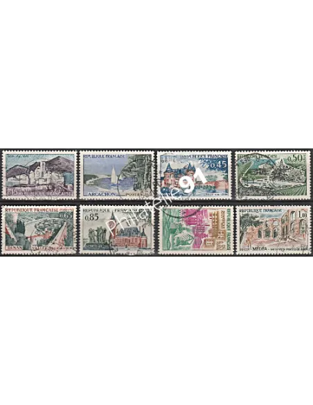 Timbre n° 1311 à 1318  oblitéré - collection timbres France