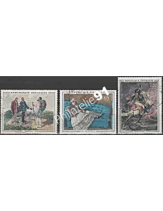 Timbre n° 1363 à 1365  oblitéré - collection timbres France