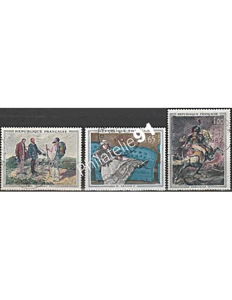 Timbre n° 1363 à 1365  oblitéré - collection timbres France