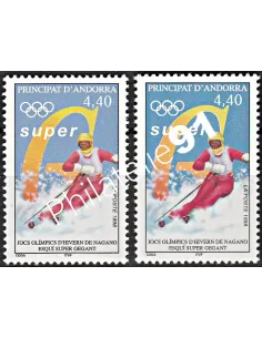 Timbre d'Andorre Français n° 498 - variété - collection timbres Europe