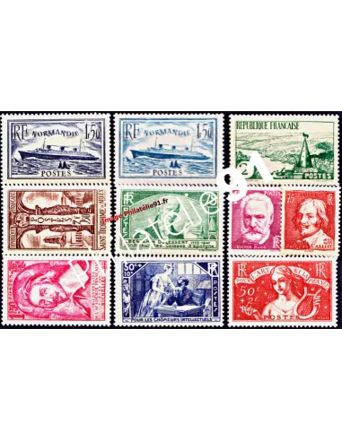 Année complète de France 1935 - Timbres neufs
