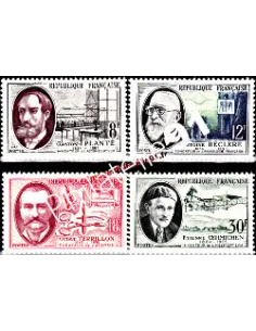Timbres de France n° 1095 à 1098 - Savants et inventeurs