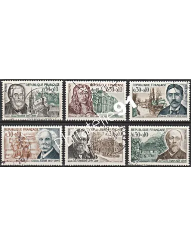 Timbre n° 1470 à 1475  oblitéré - collection timbres France