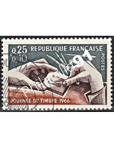 Timbre n° 1477 oblitéré - collection timbres France