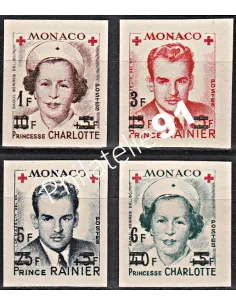 MONACO - n° 379B à 382B - Collection timbres Monaco