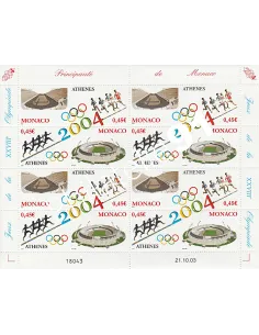 Feuilles de timbre n° 2439 à 2440 - Collection timbres Monaco