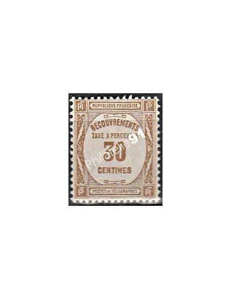 Timbres-Taxe n° 57  - Collection timbres France