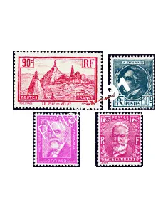 Année complète de timbres de France 1933 - Timbres neufs