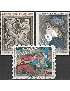 Timbre n° 1568 à 1570  oblitéré - collection timbres France