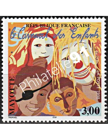 Mayotte n° 55 - collection timbres Dom-Tom